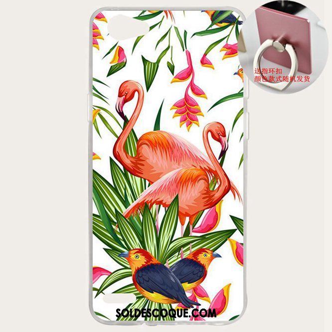 Coque Lg Q6 Étui Rose Incassable Marque De Tendance Fleur En Ligne