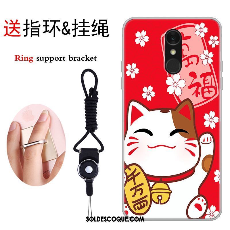 Coque Lg Q7 Protection Chat Tout Compris Dessin Animé Incassable En Ligne