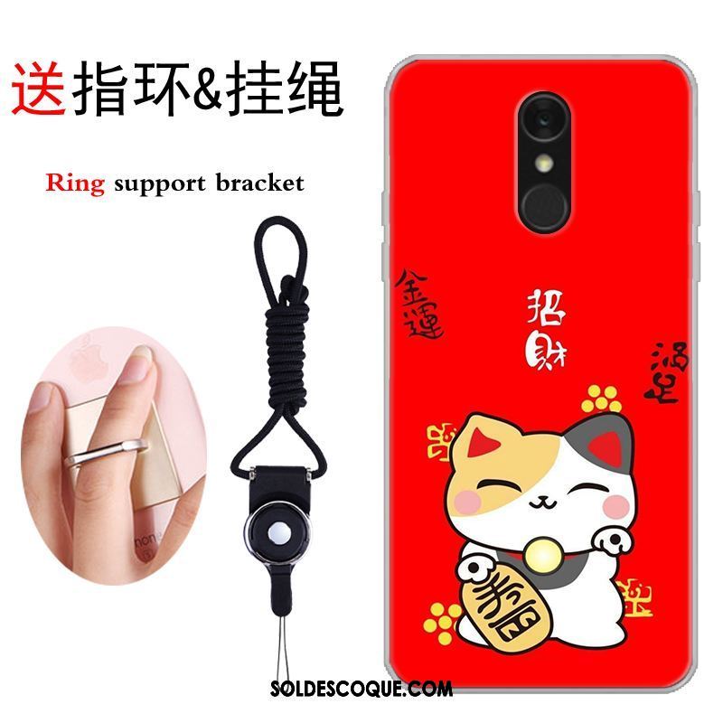 Coque Lg Q7 Protection Chat Tout Compris Dessin Animé Incassable En Ligne