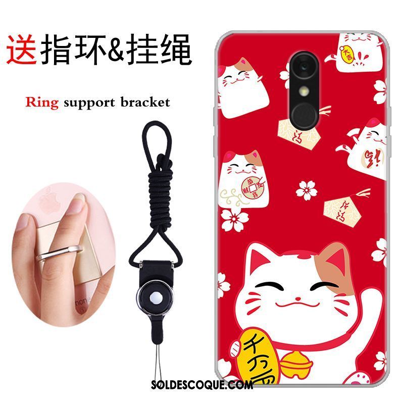 Coque Lg Q7 Protection Chat Tout Compris Dessin Animé Incassable En Ligne