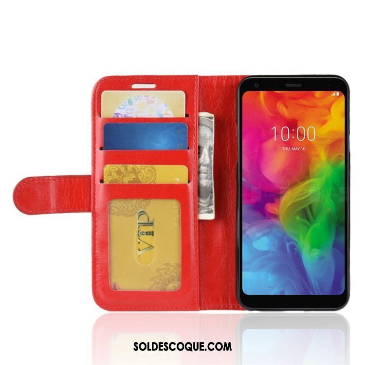 Coque Lg Q7 Protection Incassable Portefeuille Téléphone Portable Étui Soldes
