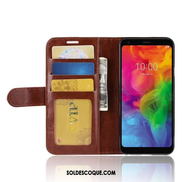 Coque Lg Q7 Protection Incassable Portefeuille Téléphone Portable Étui Soldes