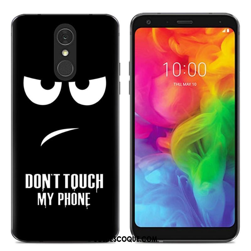 Coque Lg Q7 Simple Téléphone Portable Fluide Doux Silicone Tendance En Vente