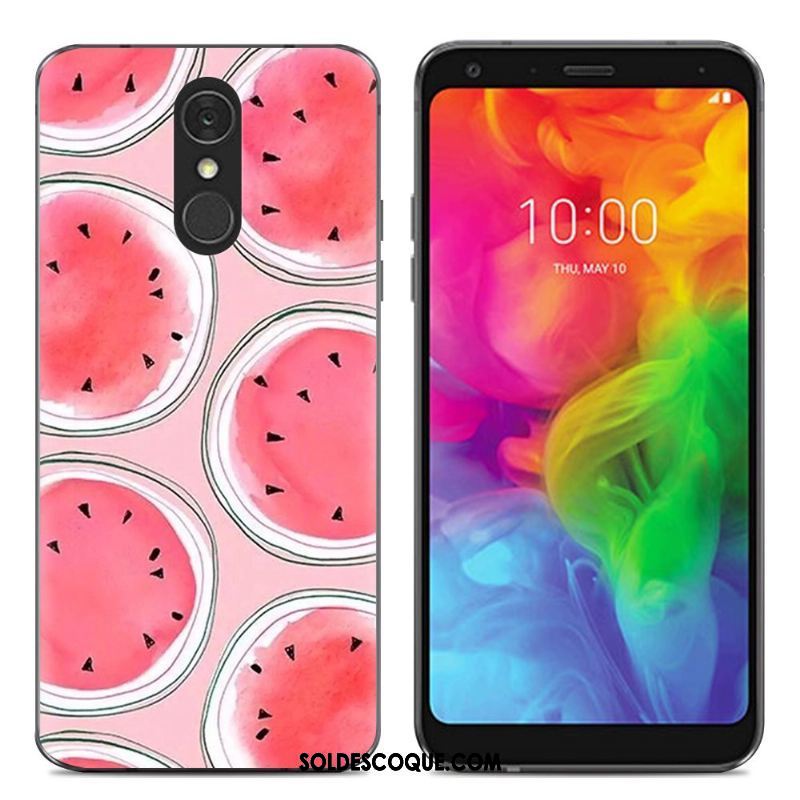 Coque Lg Q7 Simple Téléphone Portable Fluide Doux Silicone Tendance En Vente