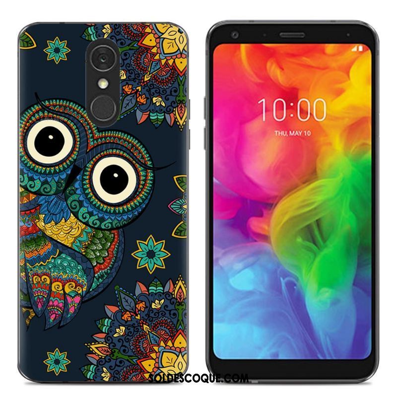 Coque Lg Q7 Simple Téléphone Portable Fluide Doux Silicone Tendance En Vente