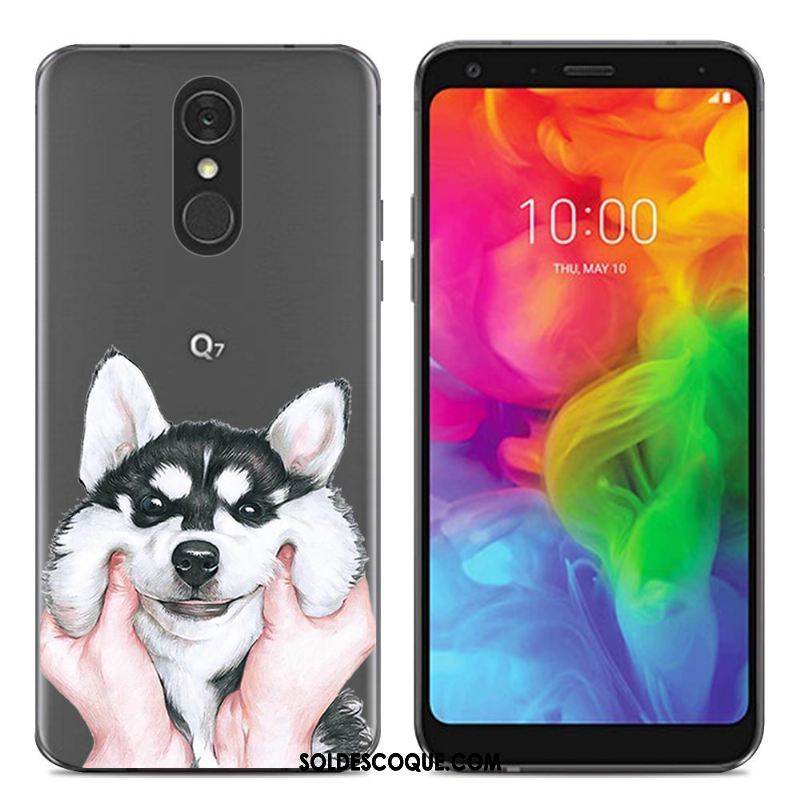 Coque Lg Q7 Simple Téléphone Portable Fluide Doux Silicone Tendance En Vente