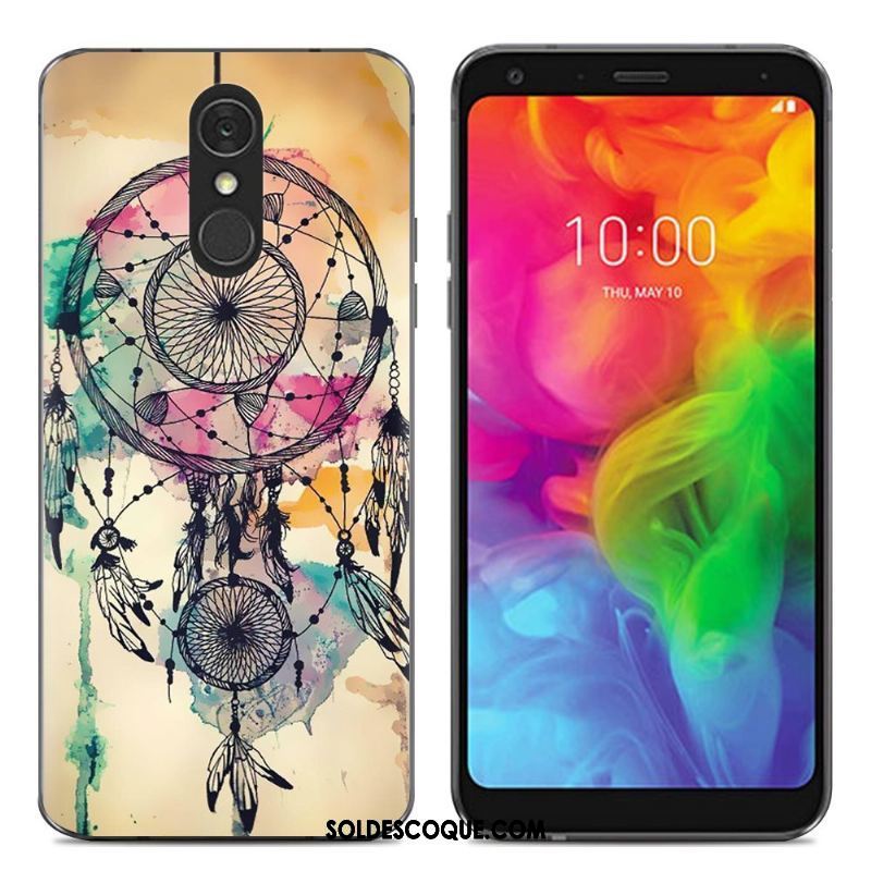 Coque Lg Q7 Simple Téléphone Portable Fluide Doux Silicone Tendance En Vente