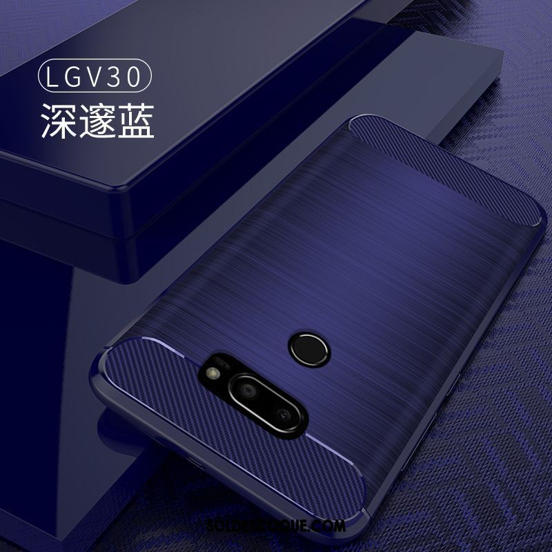 Coque Lg V30 Délavé En Daim Téléphone Portable Silicone Soie Étui Pas Cher