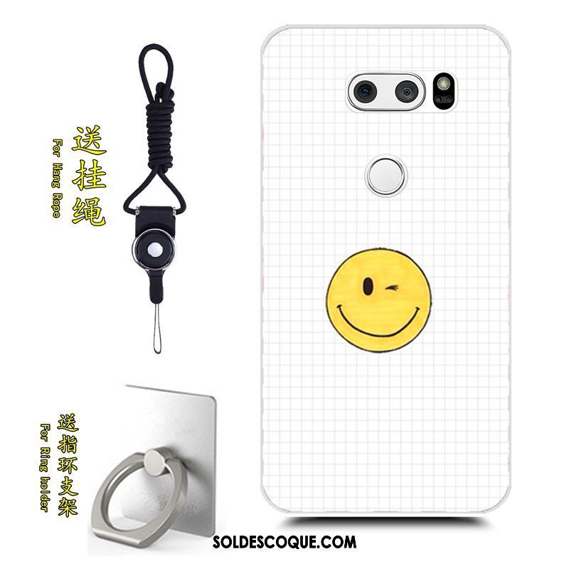 Coque Lg V30 Incassable Personnalité Protection Nouveau Jaune Pas Cher