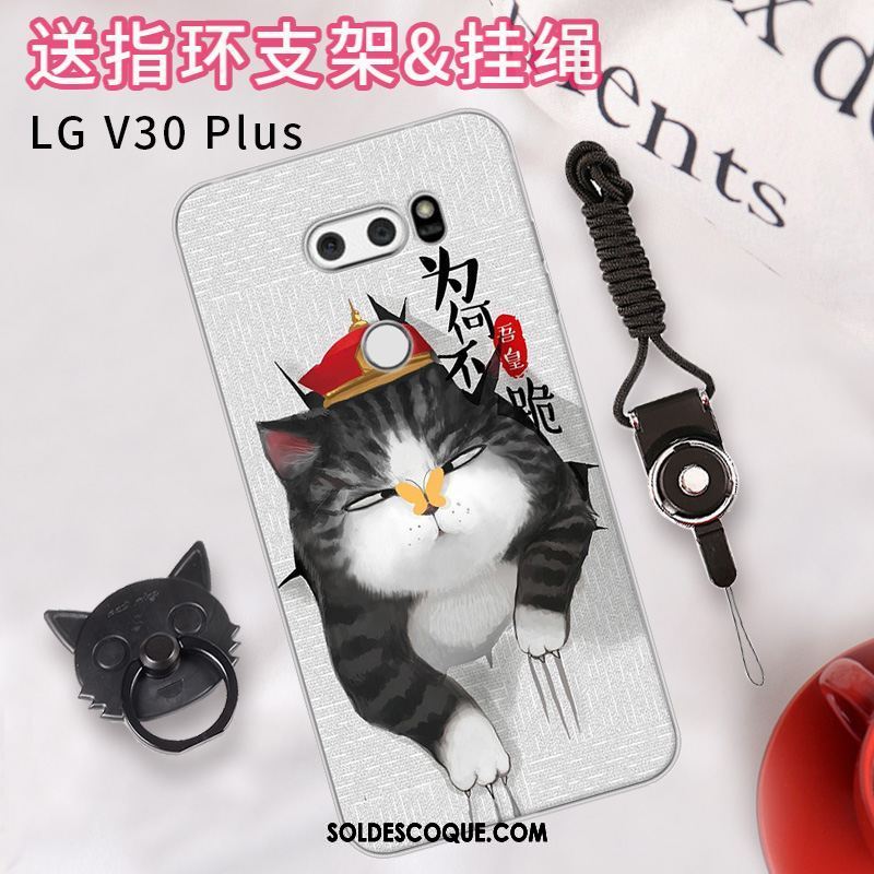 Coque Lg V30 Mignonne Étui Charmant Fluide Doux Rose En Vente