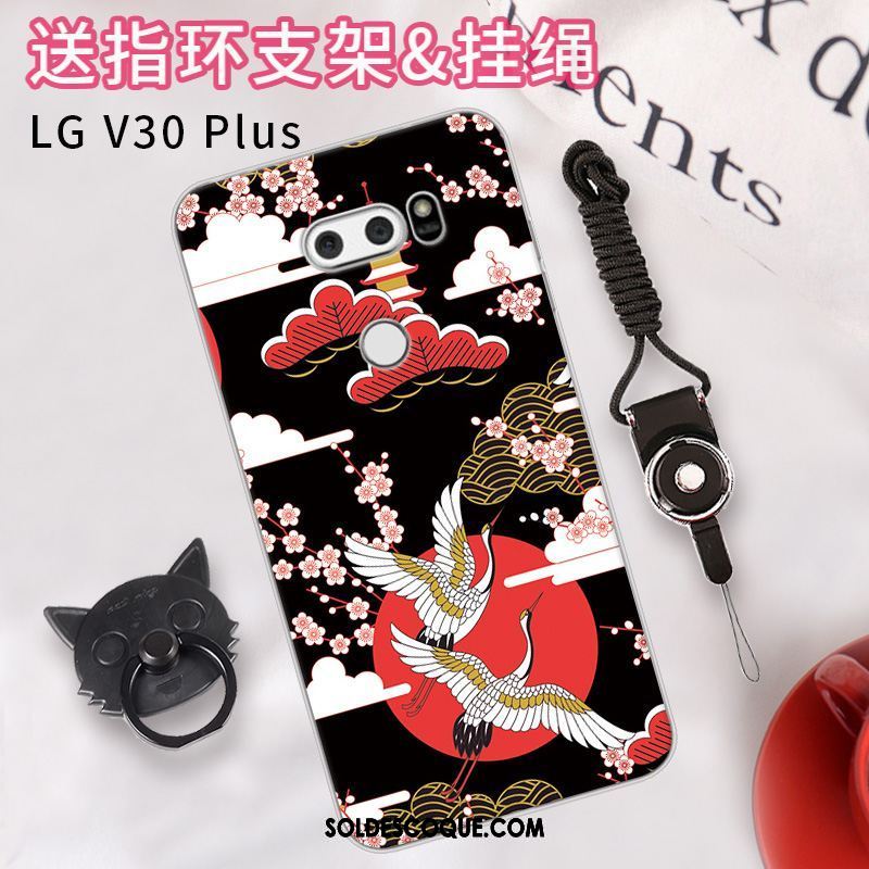 Coque Lg V30 Mignonne Étui Charmant Fluide Doux Rose En Vente