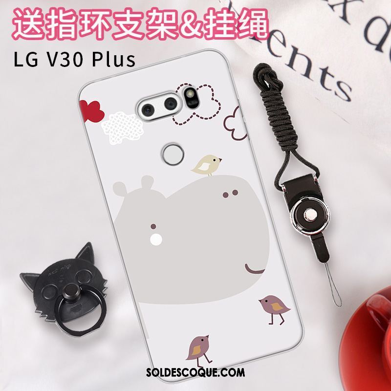 Coque Lg V30 Mignonne Étui Charmant Fluide Doux Rose En Vente