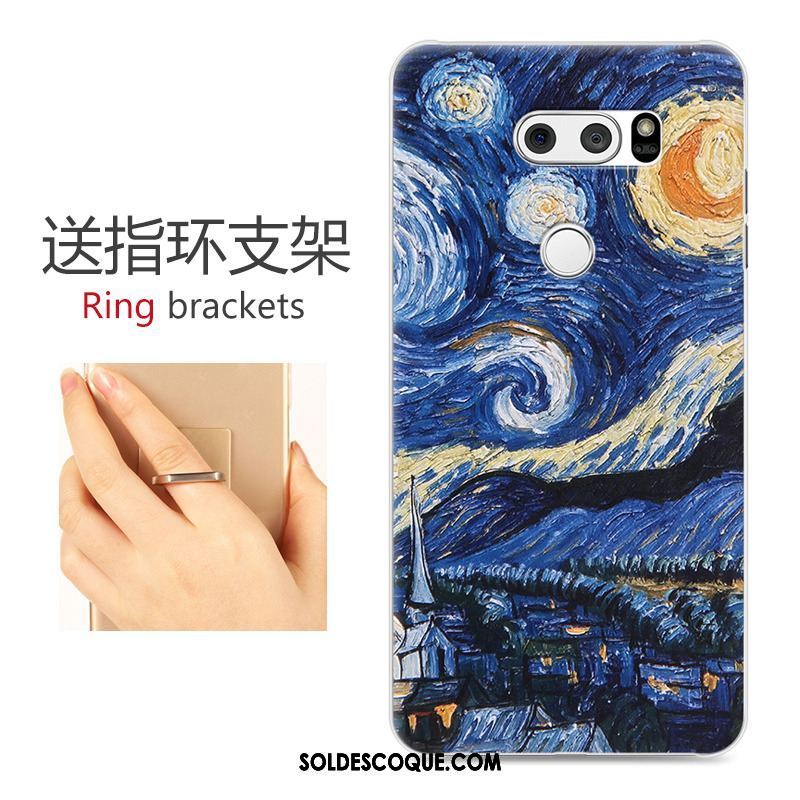 Coque Lg V30 Peinture Personnalité Dessin Animé Multicolore Difficile Soldes