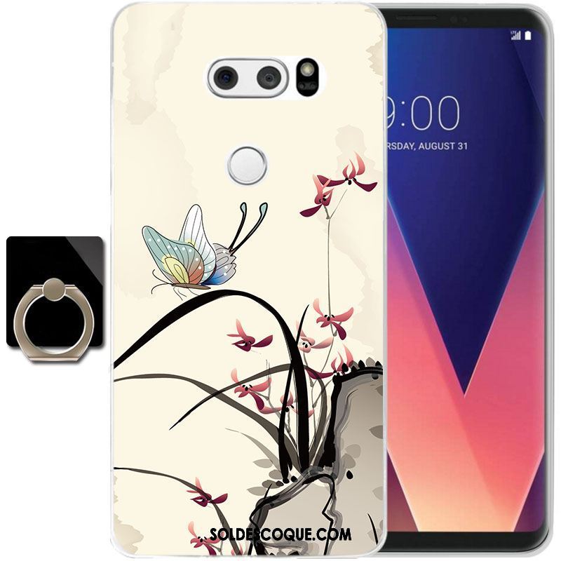 Coque Lg V30 Protection Téléphone Portable Incassable Jaune Tout Compris Soldes