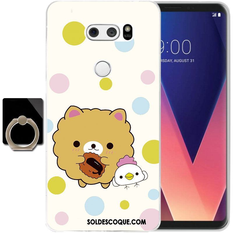 Coque Lg V30 Protection Téléphone Portable Incassable Jaune Tout Compris Soldes