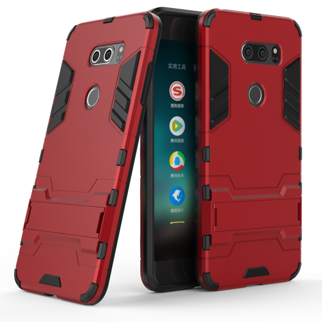 Coque Lg V30 Support Étui Armure Silicone Incassable Housse Soldes