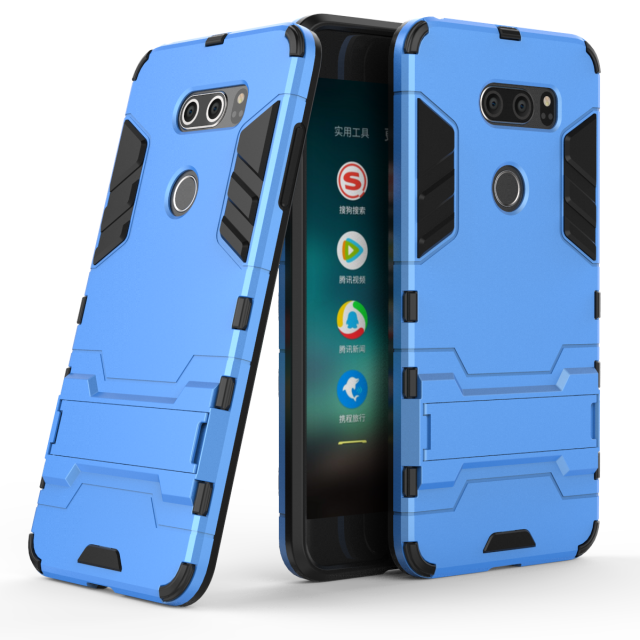 Coque Lg V30 Support Étui Armure Silicone Incassable Housse Soldes