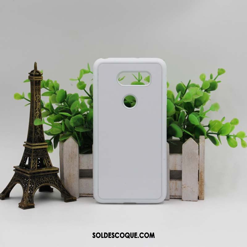 Coque Lg V30 Téléphone Portable Personnalité Noir Blanc Imprimé Pas Cher