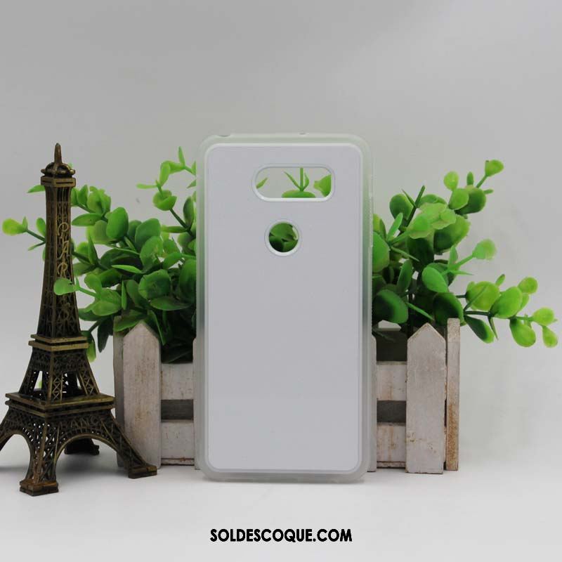 Coque Lg V30 Téléphone Portable Personnalité Noir Blanc Imprimé Pas Cher