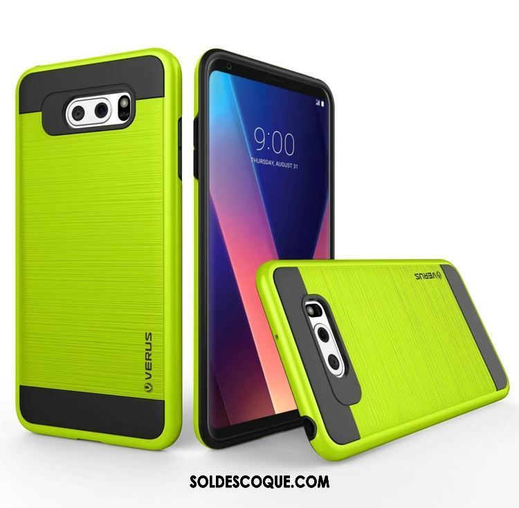 Coque Lg V30 Vert Nouveau Protection Pu Téléphone Portable Pas Cher