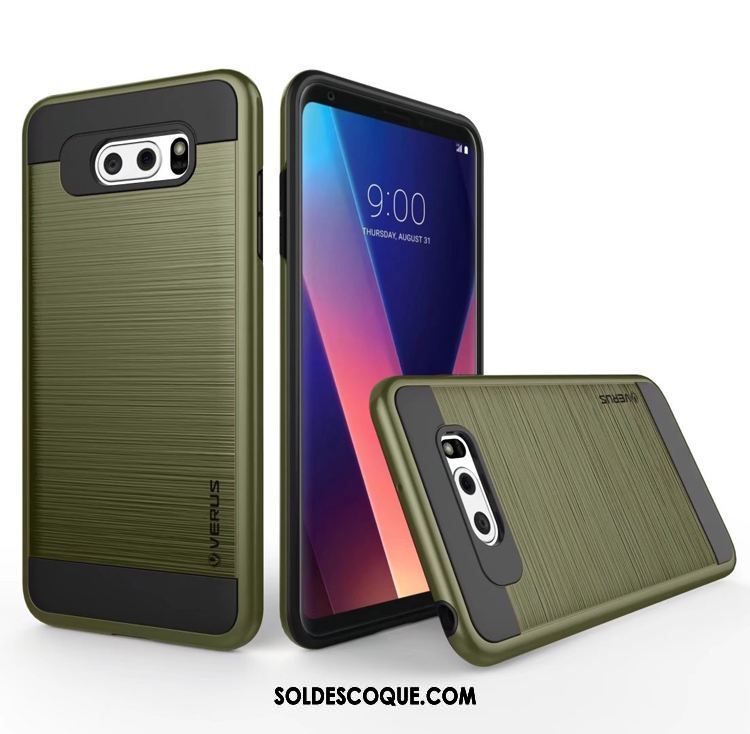 Coque Lg V30 Vert Nouveau Protection Pu Téléphone Portable Pas Cher