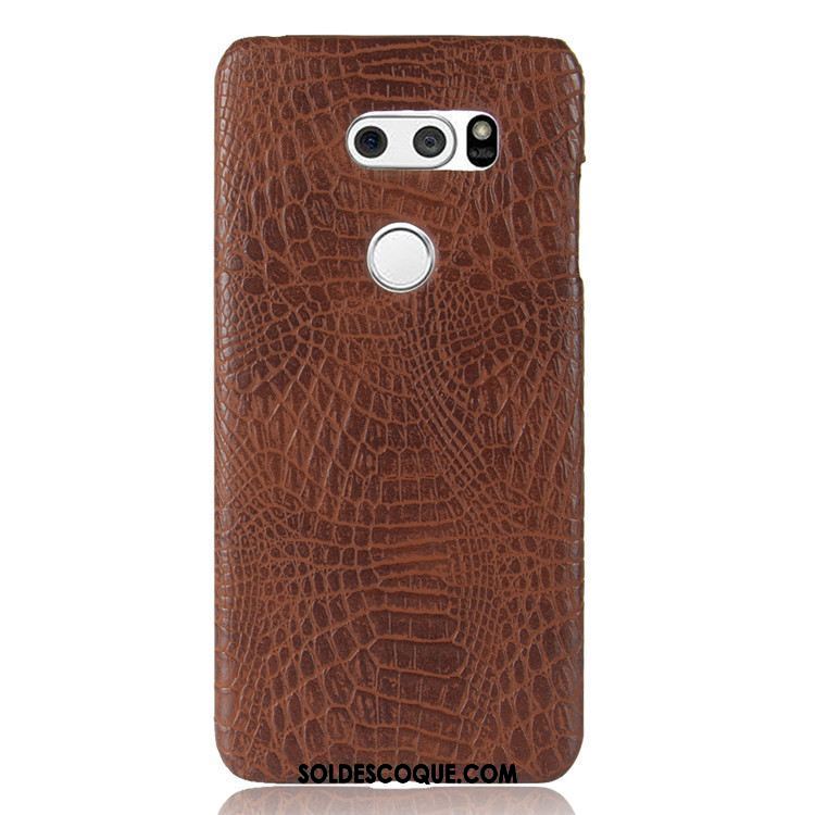 Coque Lg V30 Étui En Cuir Business Difficile Incassable Protection En Ligne