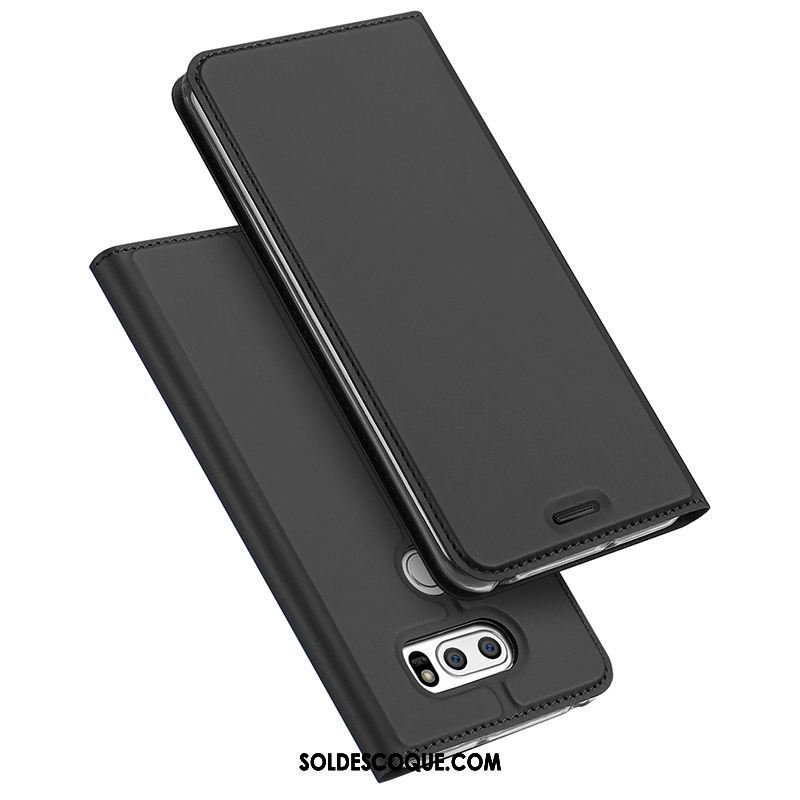 Coque Lg V30 Étui Protection Business Bleu Légères Housse En Ligne