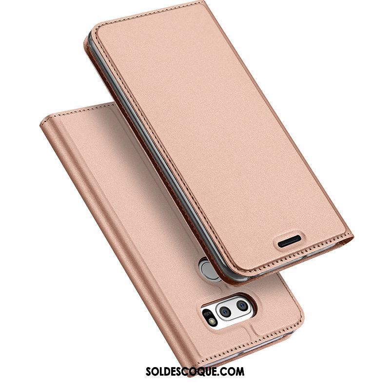 Coque Lg V30 Étui Protection Business Bleu Légères Housse En Ligne