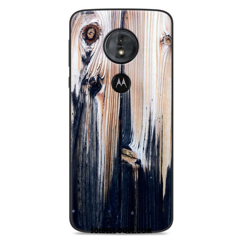 Coque Moto E5 Créatif Modèle Fleurie Grain De Bois Étui Tout Compris Housse En Ligne