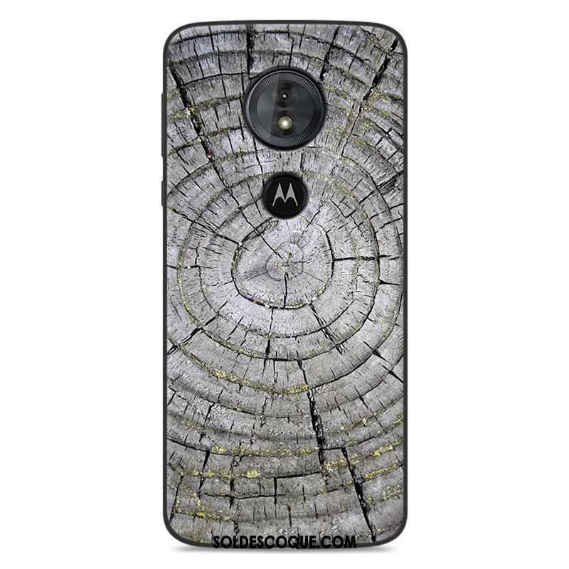 Coque Moto E5 Créatif Modèle Fleurie Grain De Bois Étui Tout Compris Housse En Ligne