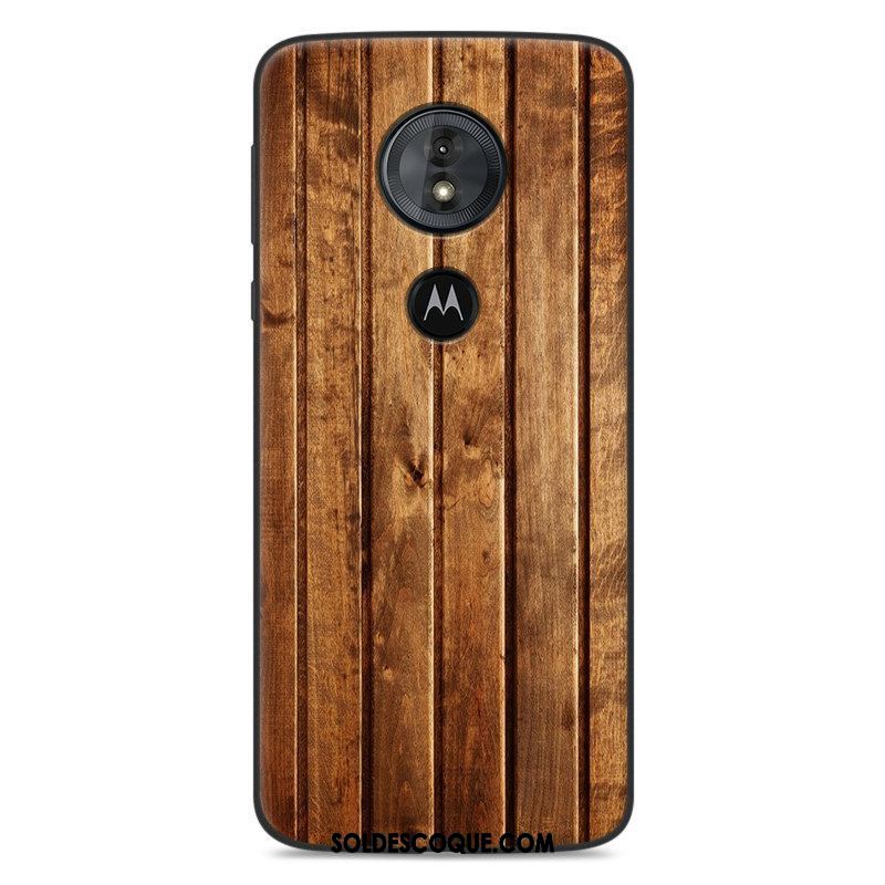 Coque Moto E5 Créatif Modèle Fleurie Grain De Bois Étui Tout Compris Housse En Ligne