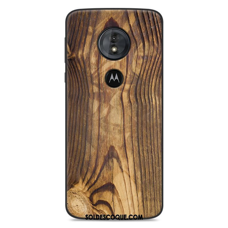 Coque Moto E5 Créatif Modèle Fleurie Grain De Bois Étui Tout Compris Housse En Ligne