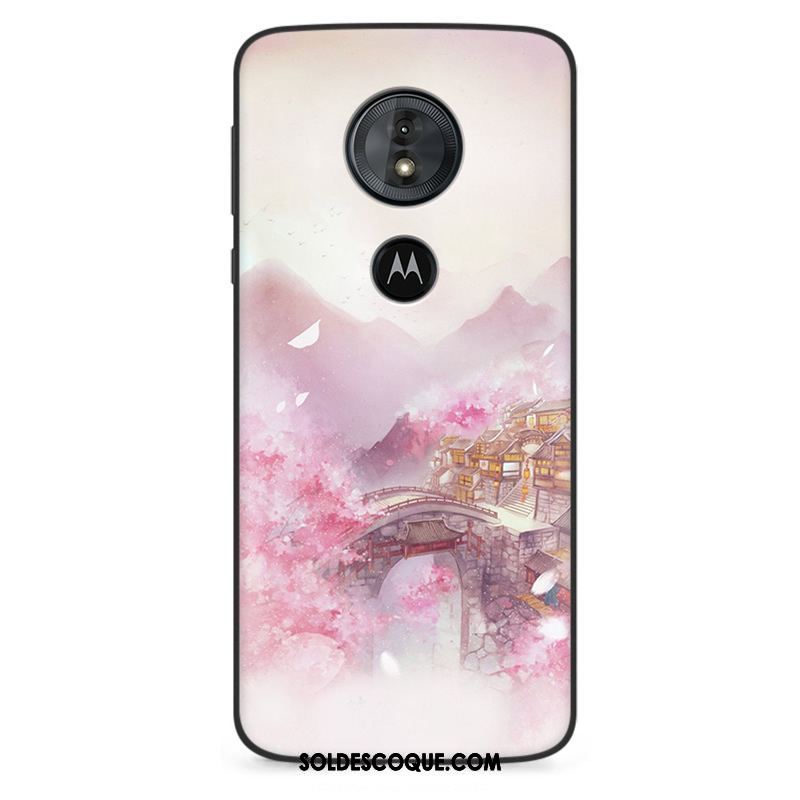 Coque Moto E5 Fluide Doux Marque De Tendance Protection Étui Personnalité Housse Pas Cher