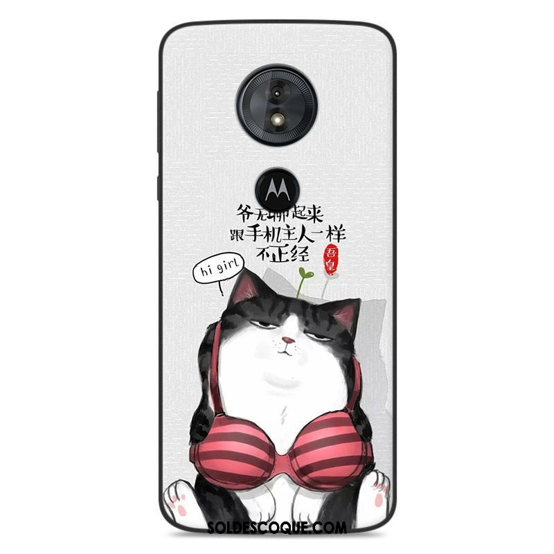 Coque Moto E5 Fluide Doux Étui Téléphone Portable Noir Tendance En Vente