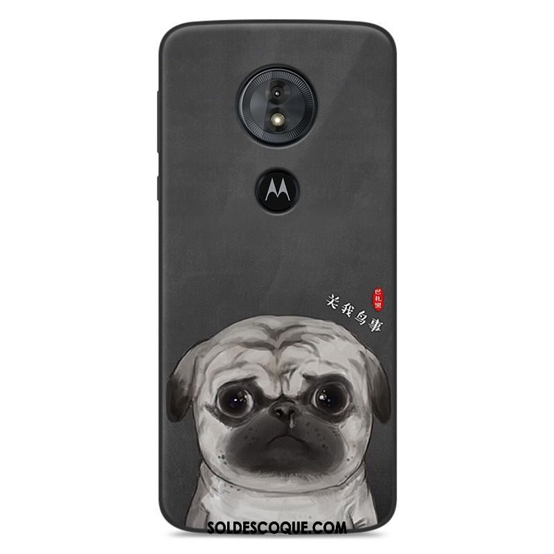 Coque Moto E5 Fluide Doux Étui Téléphone Portable Noir Tendance En Vente