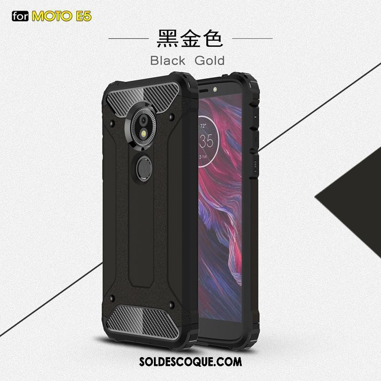 Coque Moto E5 Incassable Étui Tout Compris Or Téléphone Portable En Ligne