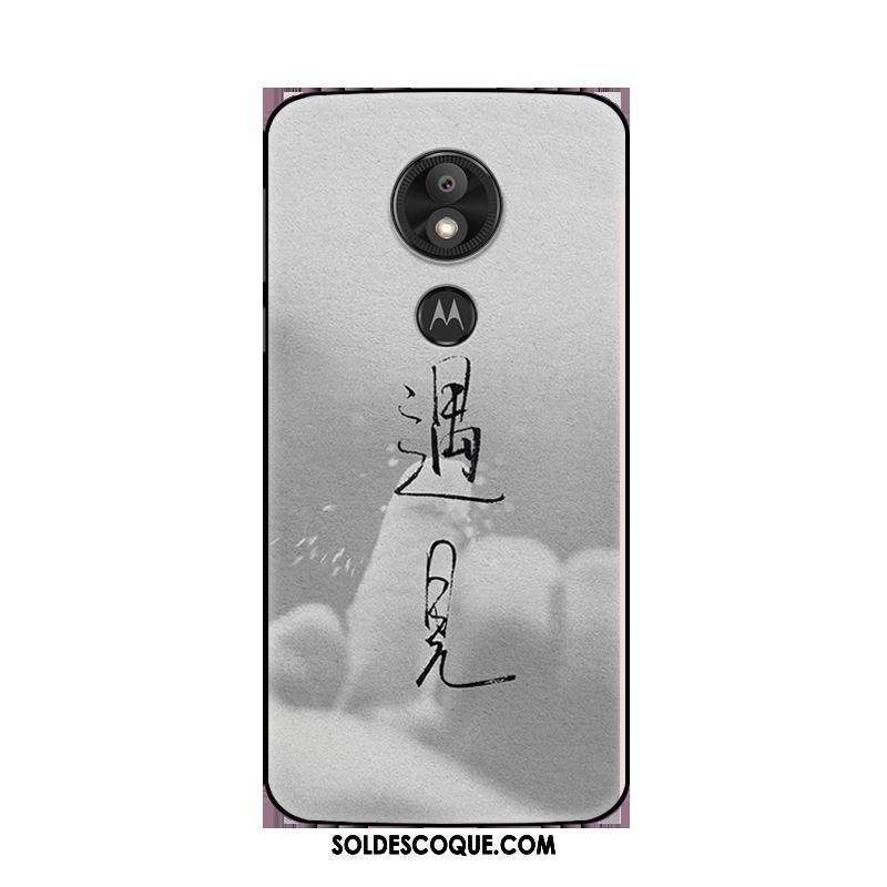 Coque Moto E5 Silicone Téléphone Portable Délavé En Daim Fluide Doux Incassable Pas Cher