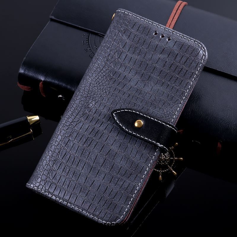 Coque Moto E5 Téléphone Portable Carte Business Crocodile Modèle Étui En Vente