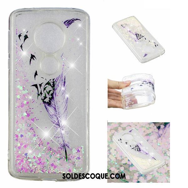 Coque Moto E5 Violet Fluide Doux Étui Téléphone Portable Incassable Pas Cher