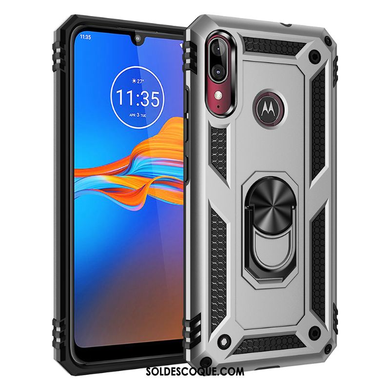 Coque Moto E6 Plus Téléphone Portable Difficile À Bord Tout Compris Magnétisme France