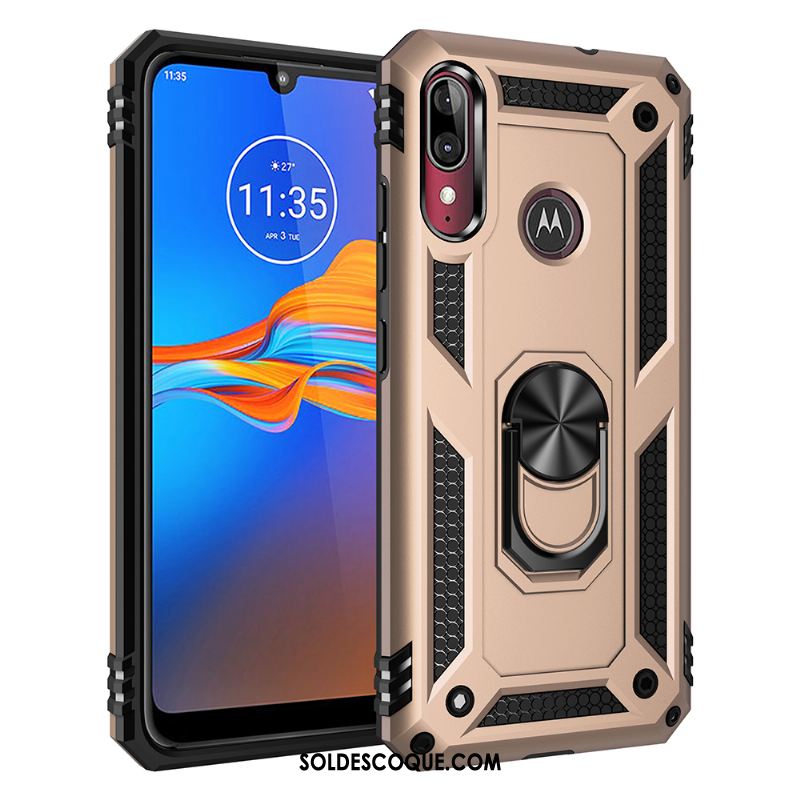 Coque Moto E6 Plus Téléphone Portable Difficile À Bord Tout Compris Magnétisme France