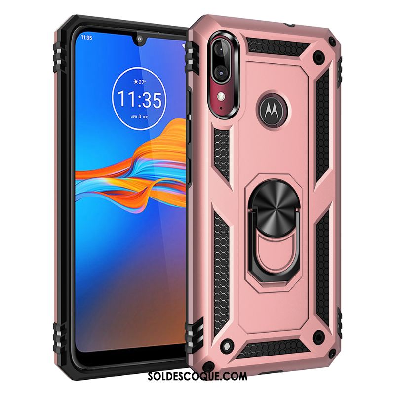 Coque Moto E6 Plus Téléphone Portable Difficile À Bord Tout Compris Magnétisme France