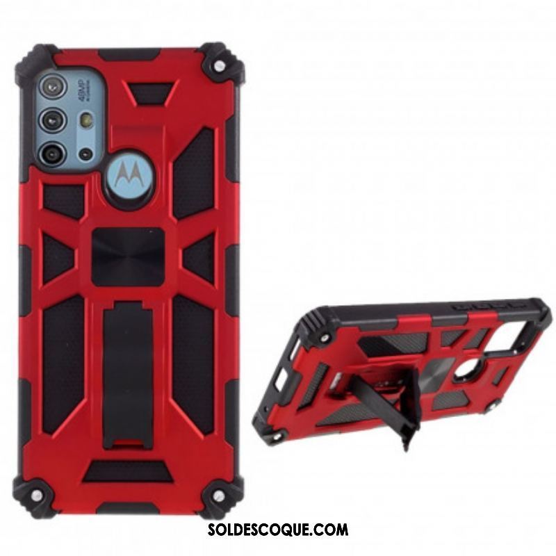 Coque Moto G30 / Moto G10 Bicolore Support Amovible