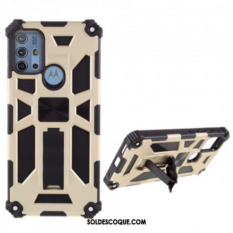 Coque Moto G30 / Moto G10 Bicolore Support Amovible