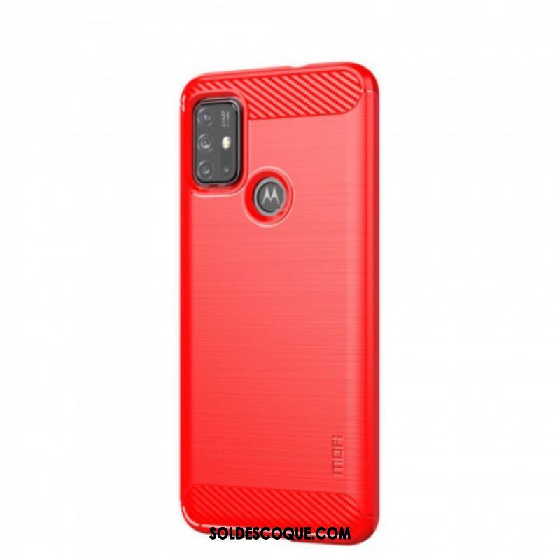 Coque Moto G30 / Moto G10 Fibre Carbone Brossée MOFI