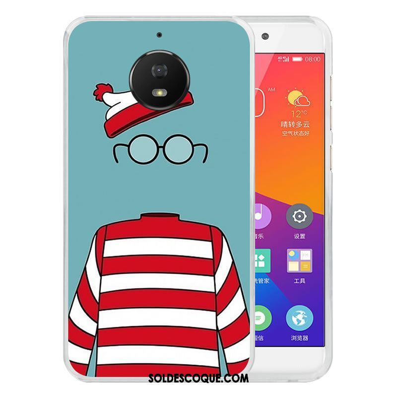 Coque Moto G5s Gris Étui Tout Compris Dessin Animé Fluide Doux En Ligne