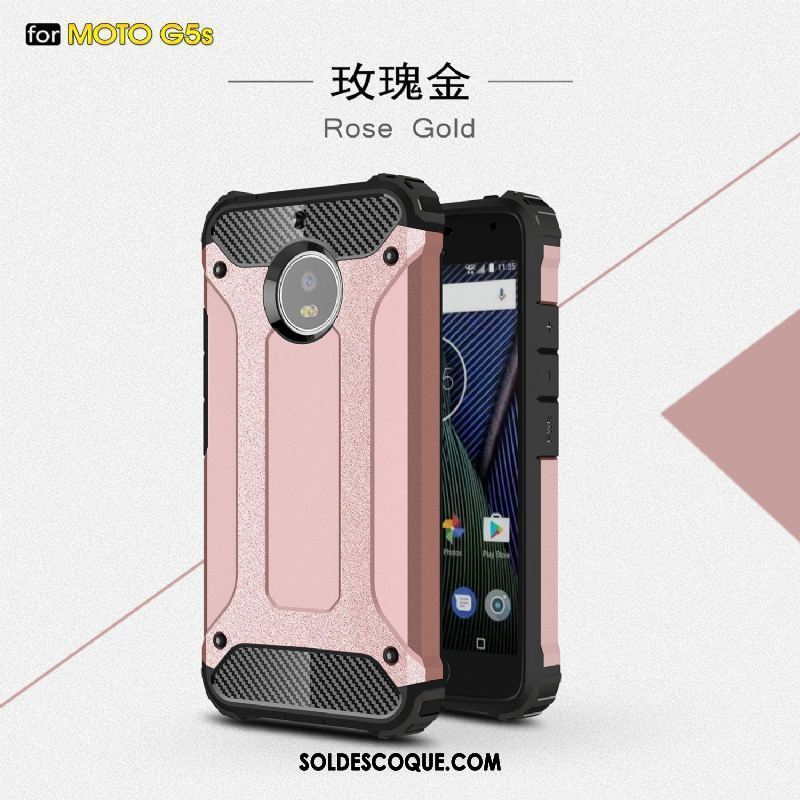 Coque Moto G5s Or Blanc Protection Fluide Doux Téléphone Portable En Vente