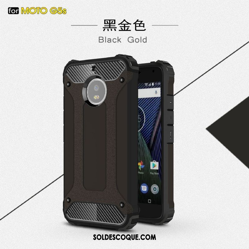 Coque Moto G5s Or Blanc Protection Fluide Doux Téléphone Portable En Vente