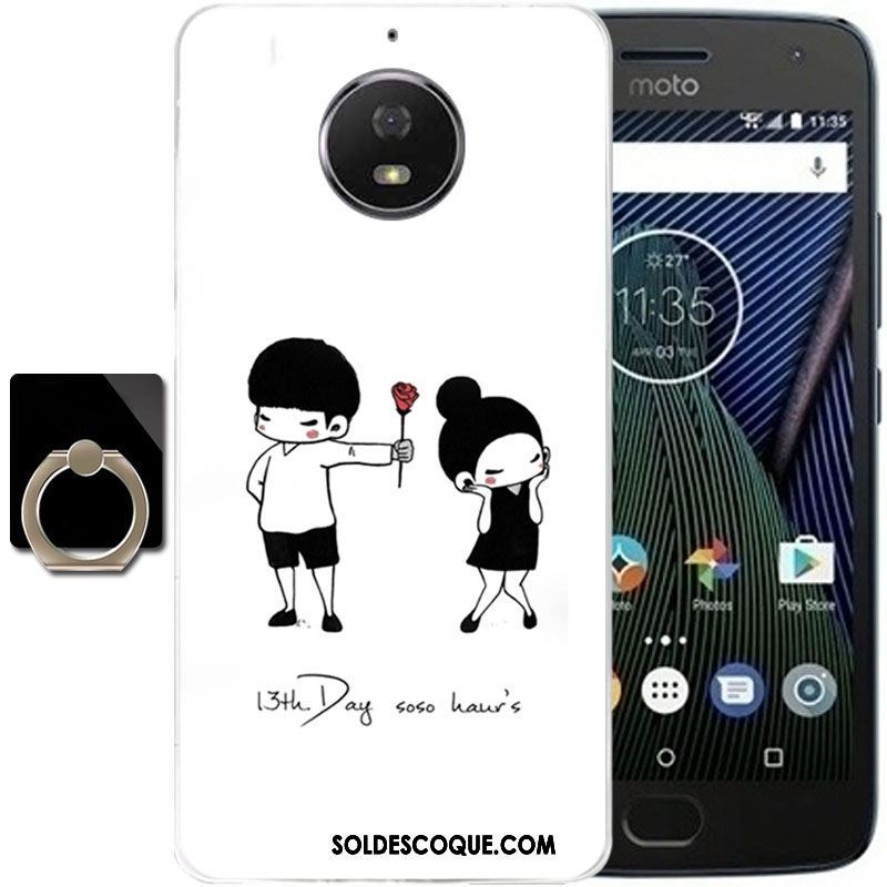 Coque Moto G5s Plus Fluide Doux Dessin Animé Étui Peinture Tout Compris Soldes