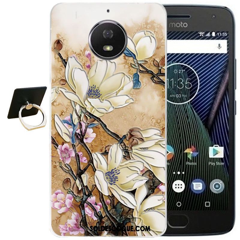 Coque Moto G5s Plus Fluide Doux Tout Compris Dessin Animé Transparent Gaufrage En Vente